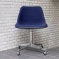 ヒル Hille エアボーン AIRBORNE シェルチェア Polyside chair ロビンデイ Robin Day キャスターチェア ネイビー ミッドセンチュリー UK Vintage ■