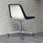 ヒル Hille エアボーン AIRBORNE シェルチェア Polyside chair ロビンデイ Robin Day キャスターチェア ネイビー ミッドセンチュリー UK Vintage ■