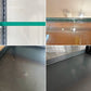 ビンテージスタイル Vintage Style ガラスキャビネット ショーケース アイアンフレーム H170cm 棚板3枚 可動式 店舗什器 インダストリアル 工業系 ●