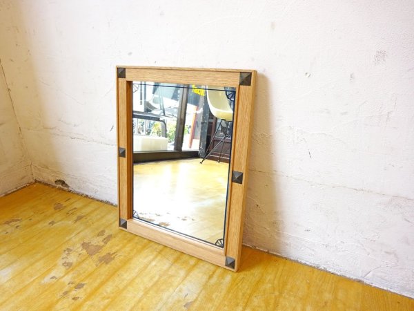 ノートワークス NOTE WORKS スタッズ 額縁 ペイント ウォールミラー RH STUDS MIRROR FRAME Wall mirror オーク材 ★