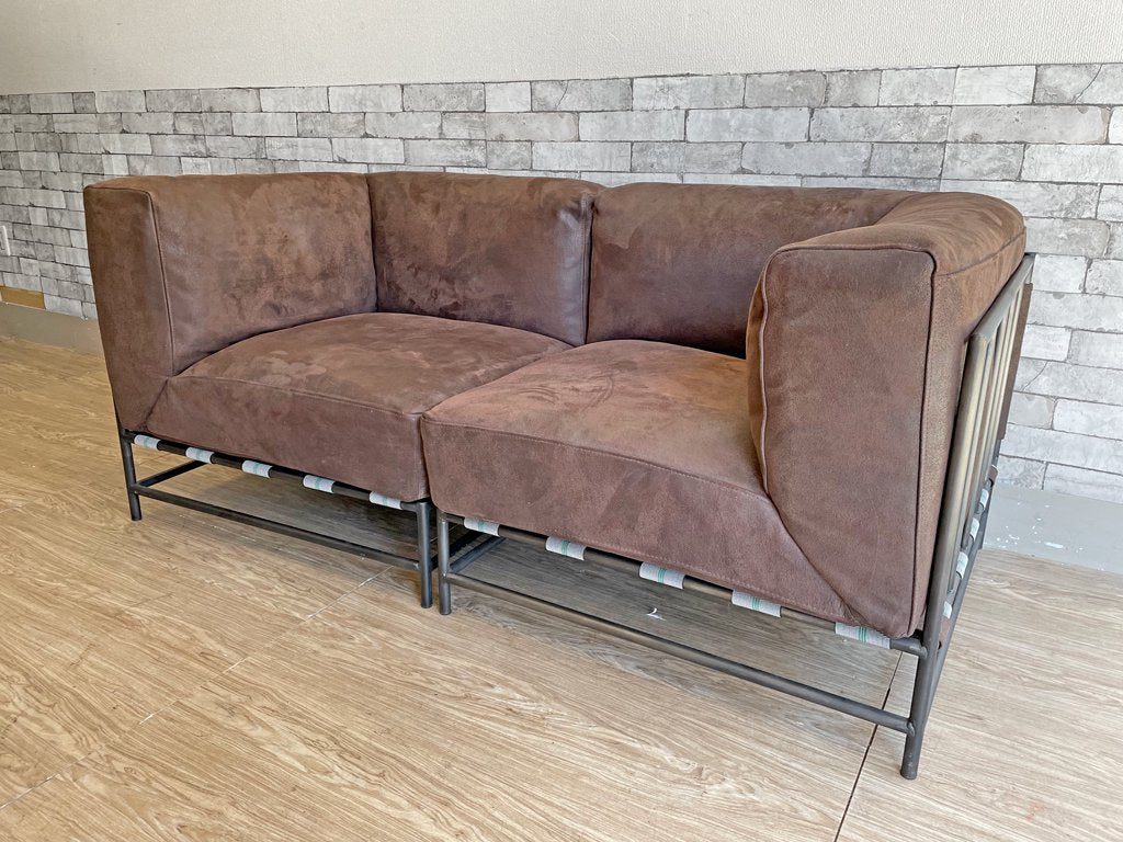 ジャーナルスタンダードファニチャー jsF ラバルセクショナルソファ LAVAL SECTIONAL SOFA セパレート 2シーターソファ 合計定価187,000円  ●