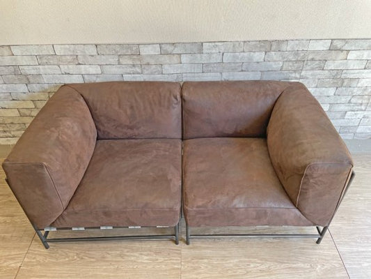 ジャーナルスタンダードファニチャー jsF ラバルセクショナルソファ LAVAL SECTIONAL SOFA セパレート 2シーターソファ 合計定価187,000円  ●