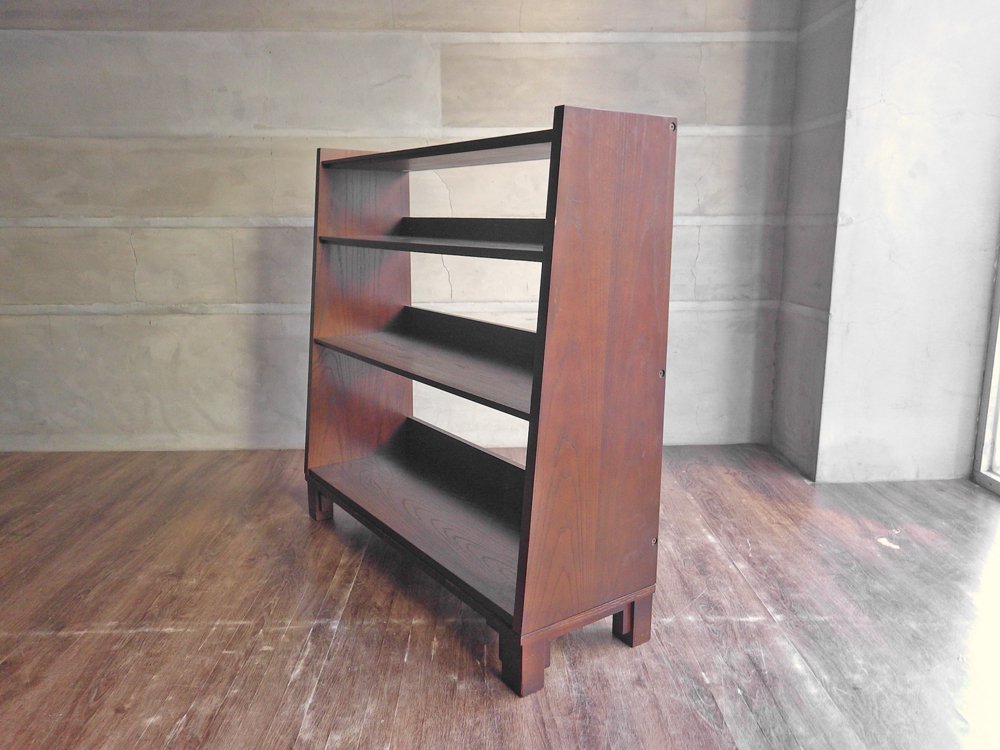エーフラット a.flat ブックシェルフ Book shelf Lv02 木製 オープンシェルフ アッシュ モダンアジアンスタイル 定価：61,501円 ♪