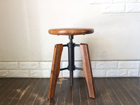 アクメ ファニチャー ACME FURNITURE アーヴィン スツール IRVIN STOOL LOW ハックベリー×アイアン インダストリアル A ◎