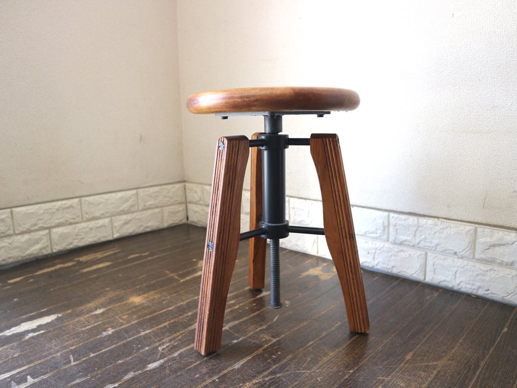 アクメ ファニチャー ACME FURNITURE アーヴィン スツール IRVIN STOOL LOW ハックベリー×アイアン インダストリアル B ◎