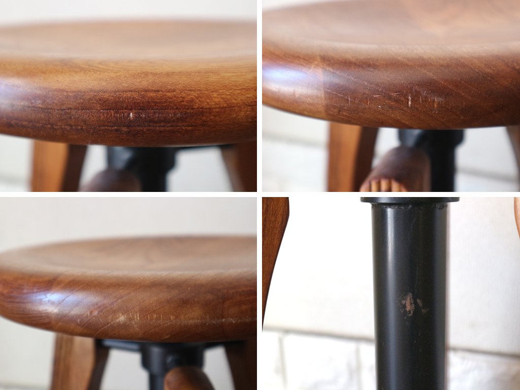 アクメ ファニチャー ACME FURNITURE アーヴィン スツール IRVIN STOOL LOW ハックベリー×アイアン インダストリアル B ◎