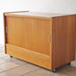 ハーバート E. ギブス ファニチャー HERBERT E. GIBBS FURNITURE 英国 1970's ビンテージ チーク材 レコードラック キャビネット キャスター 希少品 ◇