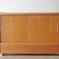 ハーバート E. ギブス ファニチャー HERBERT E. GIBBS FURNITURE 英国 1970's ビンテージ チーク材 レコードラック キャビネット キャスター 希少品 ◇