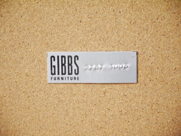 ハーバート E. ギブス ファニチャー HERBERT E. GIBBS FURNITURE 英国 1970's ビンテージ チーク材 レコードラック キャビネット キャスター 希少品 ◇