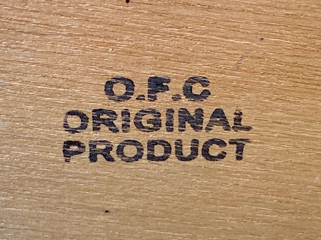 O.F.C ORIGINAL PRODUCT ナンバリング ファイリングキャビネット レコードラック プライウッド ブラウン レトロモダン ■