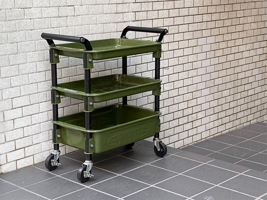 ジャーナルスタンダードファニチャー journal standard Furniture ツールワゴン JSF TOOL WAGON キャスターワゴン グリーン 東洋スチール ■