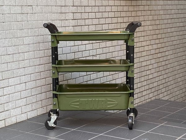 ジャーナルスタンダードファニチャー journal standard Furniture ツールワゴン JSF TOOL WAGON キャスターワゴン グリーン 東洋スチール ■