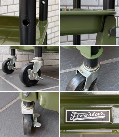 ジャーナルスタンダードファニチャー journal standard Furniture ツールワゴン JSF TOOL WAGON キャスターワゴン グリーン 東洋スチール ■