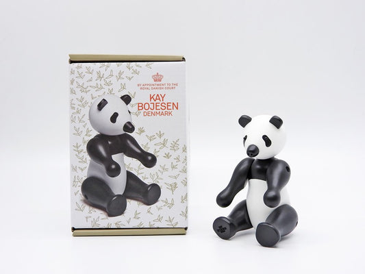 カイボイスン KAY BOJESEN パンダ PANDA BEAR ビーチ材 木製玩具 オブジェ 箱付 デンマーク 北欧雑貨 定価￥11,000- ●