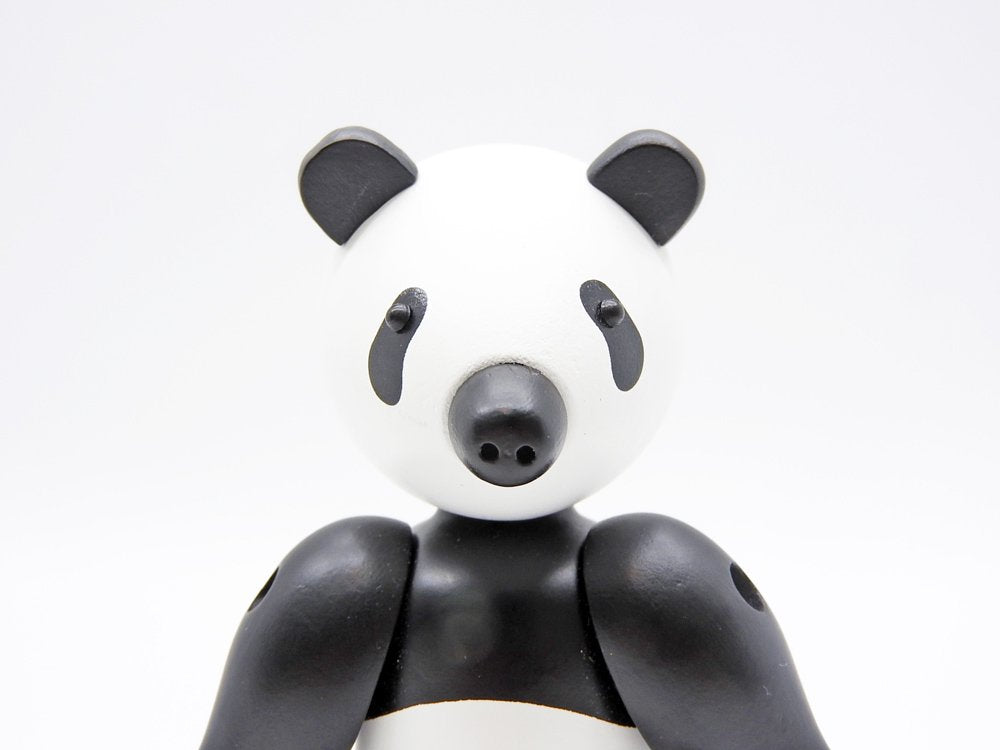 カイボイスン KAY BOJESEN パンダ PANDA BEAR ビーチ材 木製玩具 オブジェ 箱付 デンマーク 北欧雑貨 定価￥11,000- ●