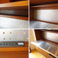 ウニコ unico ストラーダ STRADA キッチンボード レンジボード 食器棚 アッシュ材 W120cm オープンタイプ 廃盤 ★