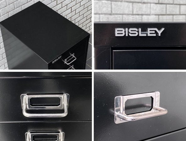 ビスレー BISLEY ベーシック BASICシリーズ 29/6 A4 デスクキャビネット ブラック 抽斗6杯 オフィス家具 英国 ■