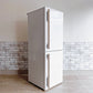 アマダナ amadana 2ドア ノンフロン 冷凍冷蔵庫 ARF-A28 275L ホワイト 2015年製 本革ハンドル デザイン家電 ●