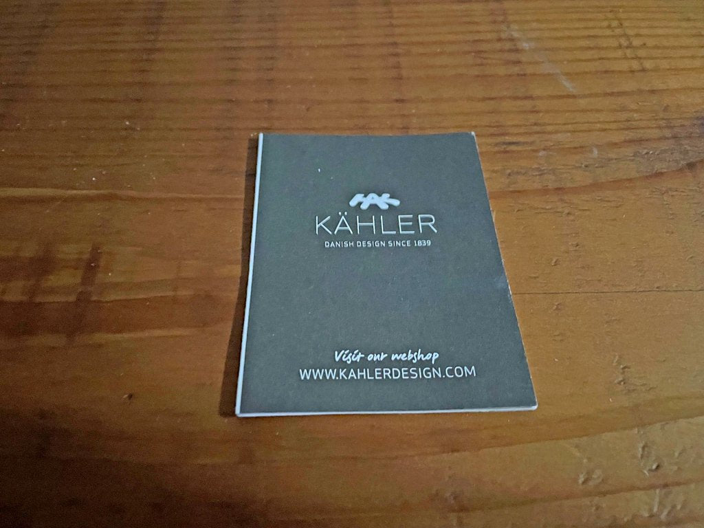 ケーラー KAHLER ノビリ NOBILI ツリー キャンドルホルダー Lサイズ フォレスト 北欧 インテリア ハンドメイド 箱付 B ●