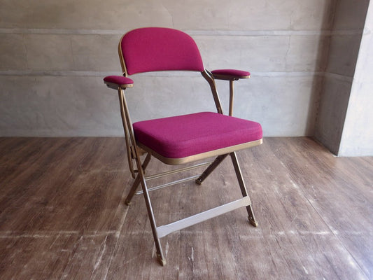 クラリン CLARIN フォールディングアームチェア FOLDING CHAIR WITH ARM フルクッション PFS取扱 ♪