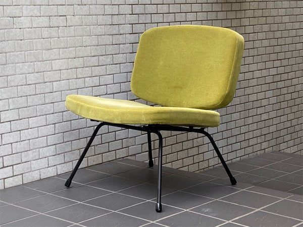 トーネット THONET ラウンジチェア CM190 グリーン ピエール・ポラン Pierre Paulin 60's ビンテージ ■