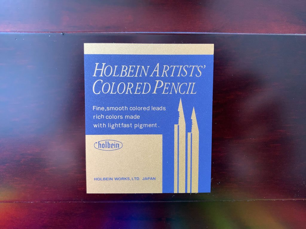 ホルベイン holbein アーチスト色鉛筆 100色セット 木函入 ARTISTS COLORED PENCIL 100 colors 画材 絵画用品 美術 美品 未使用 箱付 ■