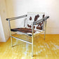 カッシーナ Cassina LC1 スリングチェア 仔牛毛皮 ハラコ ル・コルビュジェ Le Corbusier 定価\484,000- 美品★