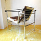 カッシーナ Cassina LC1 スリングチェア 仔牛毛皮 ハラコ ル・コルビュジェ Le Corbusier 定価\484,000- 美品★
