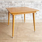 パシフィックファニチャーサービス PACIFIC FURNITURE SERVICE スクエア テーブル SQUARE TABLE Lサイズ オーク材 ライトブラウン 定価￥82,500- ●