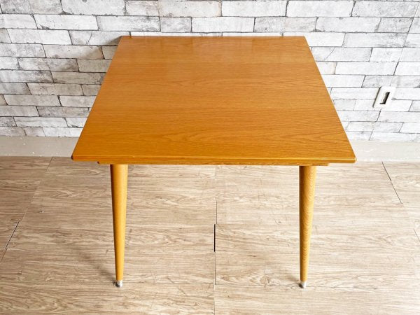 パシフィックファニチャーサービス PACIFIC FURNITURE SERVICE スクエア テーブル SQUARE TABLE Lサイズ オーク材 ライトブラウン 定価￥82,500- ●