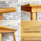 パシフィックファニチャーサービス PACIFIC FURNITURE SERVICE スクエア テーブル SQUARE TABLE Lサイズ オーク材 ライトブラウン 定価￥82,500- ●