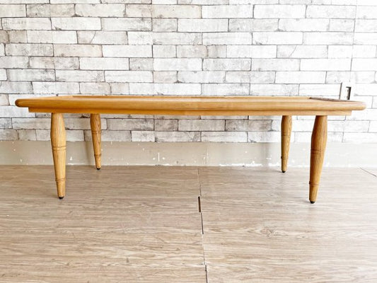 ジャーナルスタンダードファニチャー journal standard Furniture アビー ABBEY コーヒーテーブル COFFEE TABLE アッシュ材 W130cm 廃番 ●