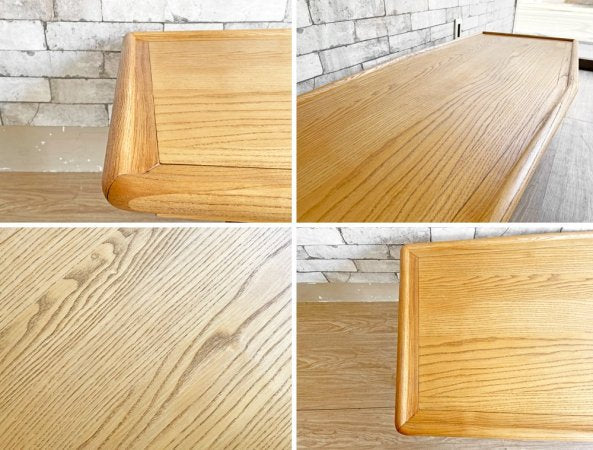 ジャーナルスタンダードファニチャー journal standard Furniture アビー ABBEY コーヒーテーブル COFFEE TABLE アッシュ材 W130cm 廃番 ●