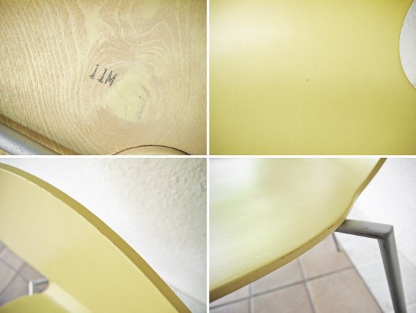 ダネルカ danerka フライ Fly スタッキングチェア イエロー 北欧 デンマーク ◇