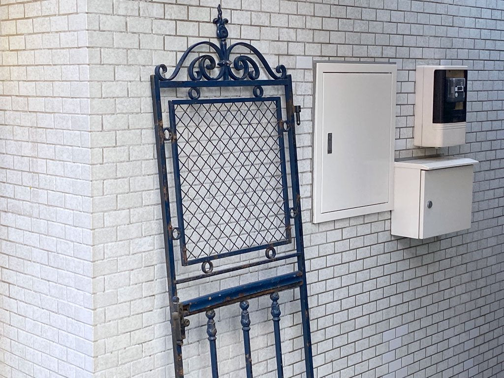 フランスアンティーク France Antique アパルトマン エレベータードア アイアン シャビーシック 店舗什器 ■