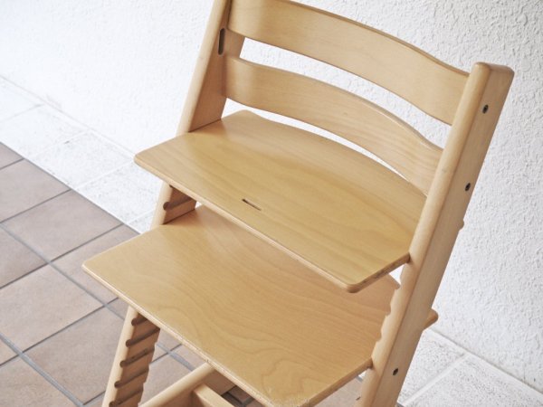 ストッケ STOKKE トリップトラップ TRIPP TRAPP ベビーチェア キッズチェア ナチュラル色 S/N3～ ノルウェー 北欧家具 ◇