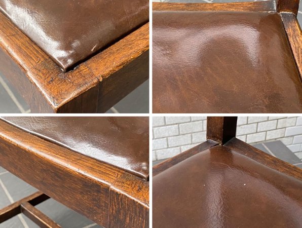 UKビンテージ UK Vintage ダイニングチェア チッペンデール様式 アンティーク 英国家具 A ■