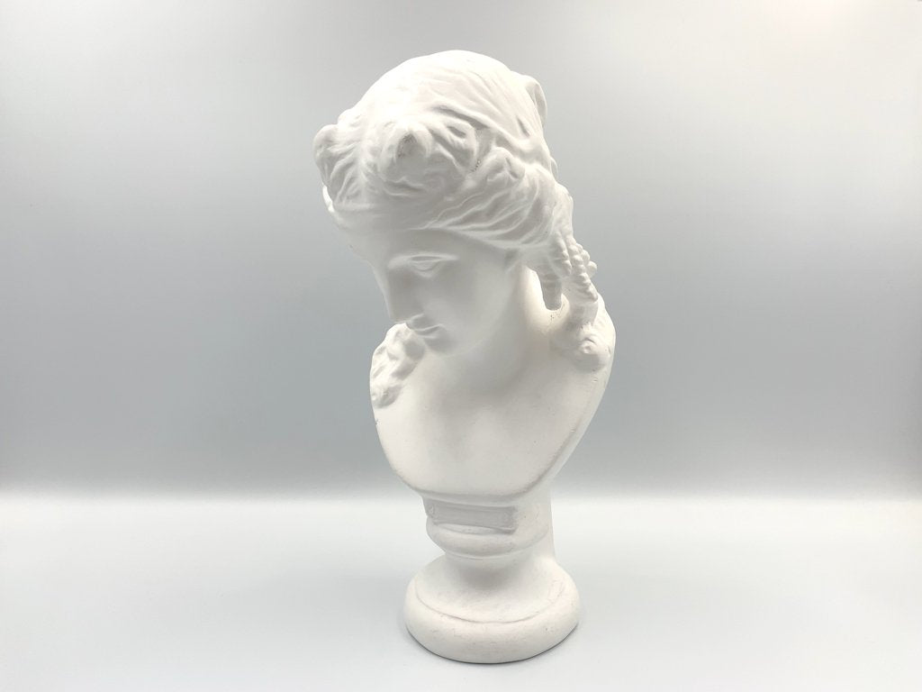 アリアス 胸像 Plaster statue 石膏像 デッサン 絵画用品 ディスプレイ オブジェ 高さ26cm ◎