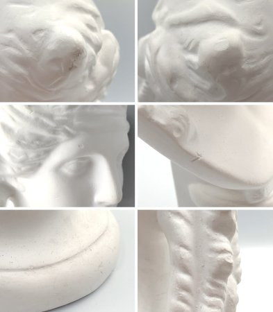 アリアス 胸像 Plaster statue 石膏像 デッサン 絵画用品 ディスプレイ オブジェ 高さ26cm ◎