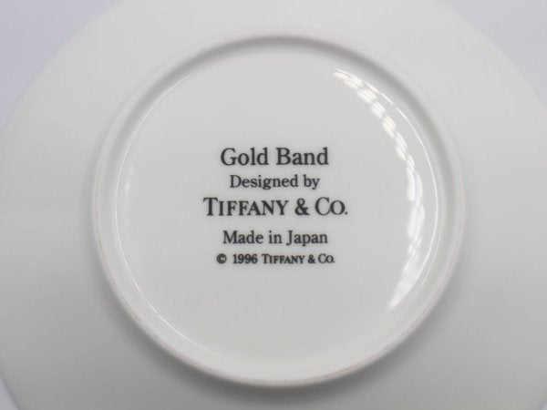 ティファニー Tiffany & Co. ペア C&S 2客セット ゴールドバンド  デミタス 未使用 箱付 ◎