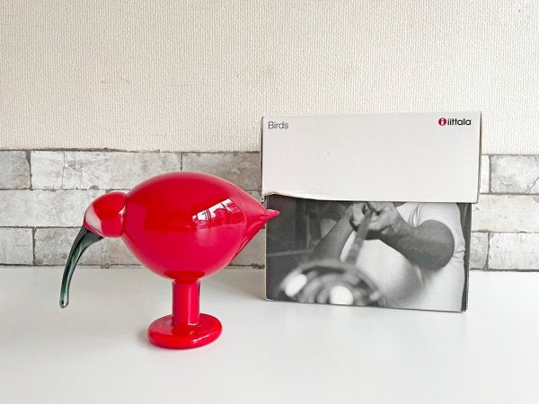 イッタラ iittala イッタラバード Birds by Toikka レッドアイビス Red Ibis 赤トキ 2005年 箱付 オイバ・トイッカ Oiva Toikka 北欧雑貨 ●