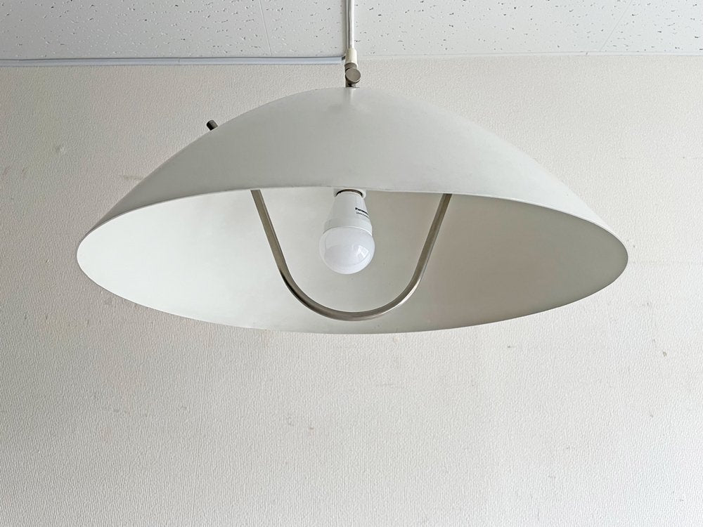 ルイスポールセン Louis Poulsen ペンダント THE PENDANT ホワイト コードリーラー交換済 ウェグナー Hans j. Wegner デンマーク製 北欧ビンテージ 希少 ●