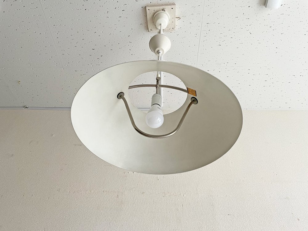 ルイスポールセン Louis Poulsen ペンダント THE PENDANT ホワイト コードリーラー交換済 ウェグナー Hans j. Wegner デンマーク製 北欧ビンテージ 希少 ●