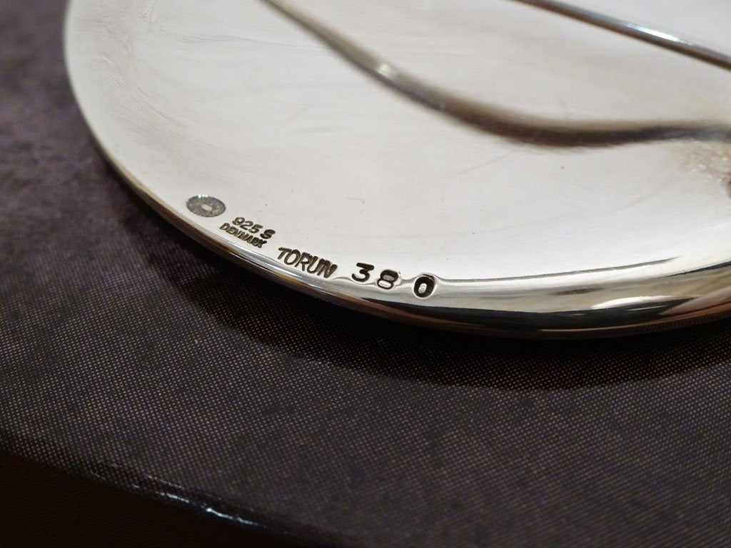 ジョージ・ジェンセン GEORG JENSEN リーフデザイン ブローチ LEAF シルバー925 34.1ｇ 銀製 北欧 デンマーク ★