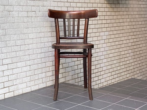 ビンテージ ベントウッドチェア ダイニングチェア 曲木家具 花台 アンティーク ■