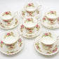 ロイヤルアルバート ROYAL ALBERT モスローズ Moss Rose カップ＆ソーサー C/S 6客セット イギリス ●