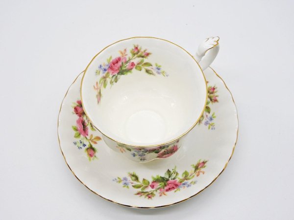 ロイヤルアルバート ROYAL ALBERT モスローズ Moss Rose カップ＆ソーサー C/S 6客セット イギリス ●