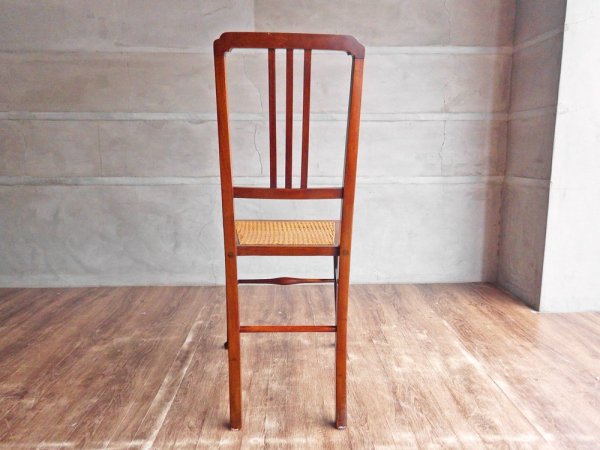 UKビンテージ Vintage ダイニングチェア ラタン 西洋家具 ヨーロピアンアンティ―ク ♪