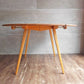 アーコール Ercol ドロップリーフテーブル DROP LEAF DINING TABLE ダイニングテーブル ラウンドテーブル バタフライ エルム材 ビーチ材 UKビンテージ ♪