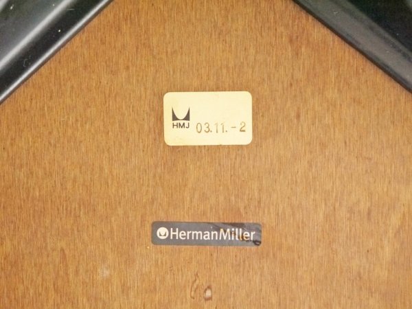 ハーマンミラー Herman Miller コントラクトテーブル Contract ラウンド テーブル Φ106.5cm チャールズ & レイ イームズ デザイン ◇